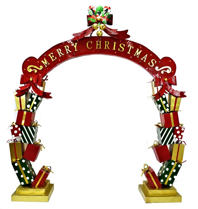 Tis Your Season | Life-Size Christmas Archway with Presents, Candy