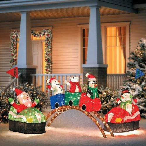 Tis Your Season | Santa &amp; Friends Carnival Ride Christmas Decoration