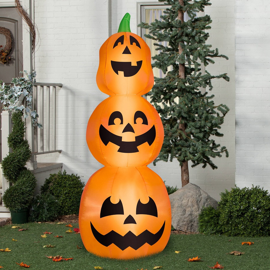 Tis Your Season | 7 ft Pumpkin Stack Airblown Inflatable