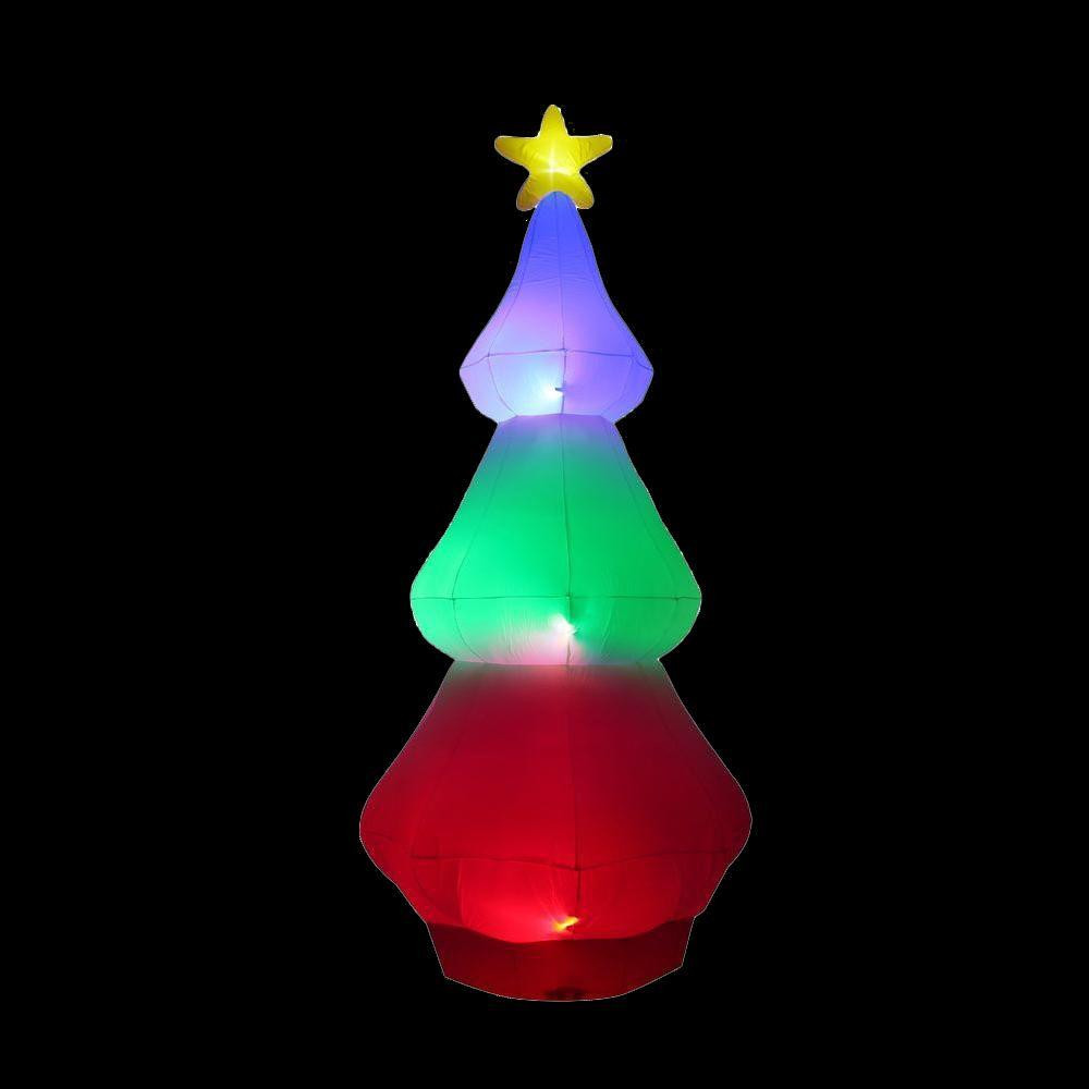 giant inflatable color changing christmas tree