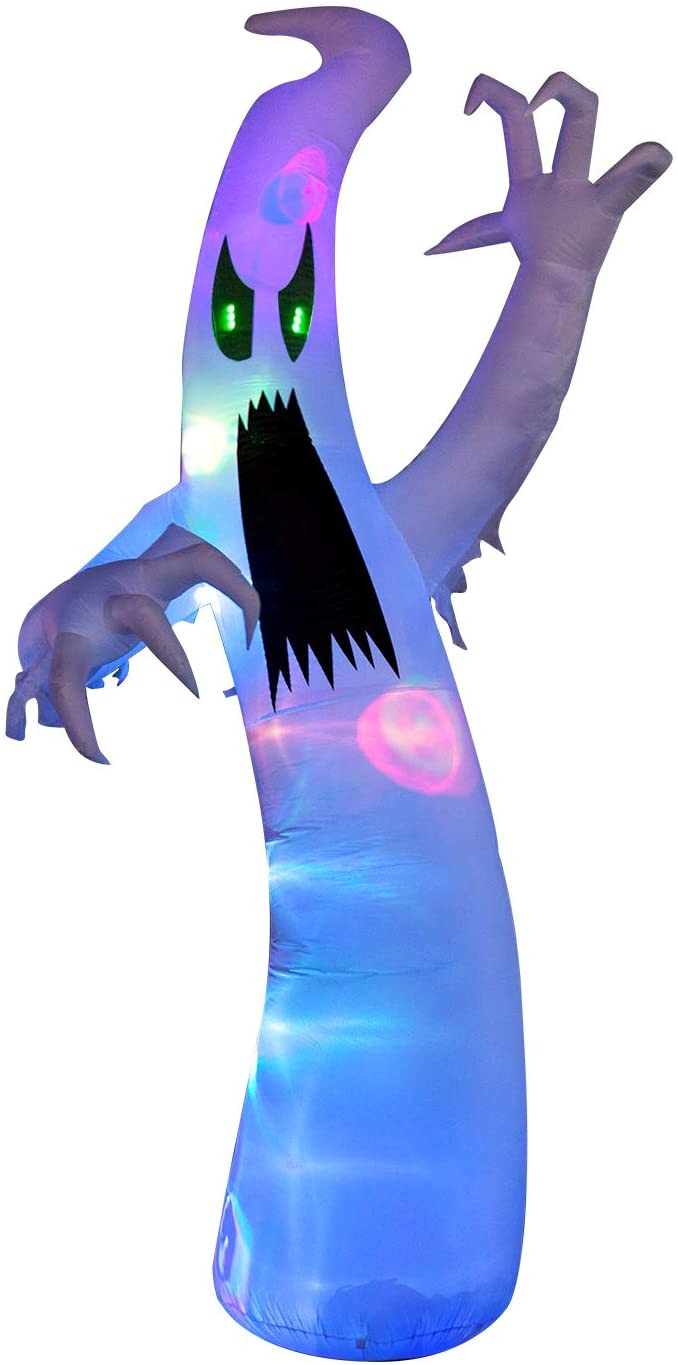 12 Ft Color Changing Inflatable Ghost Halloween Inflatable Decoration