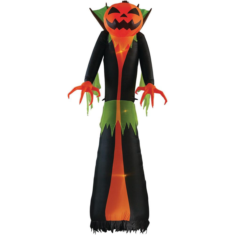 12 ft. Inflatable GhostFlame Wicked Pumpkin Reaper