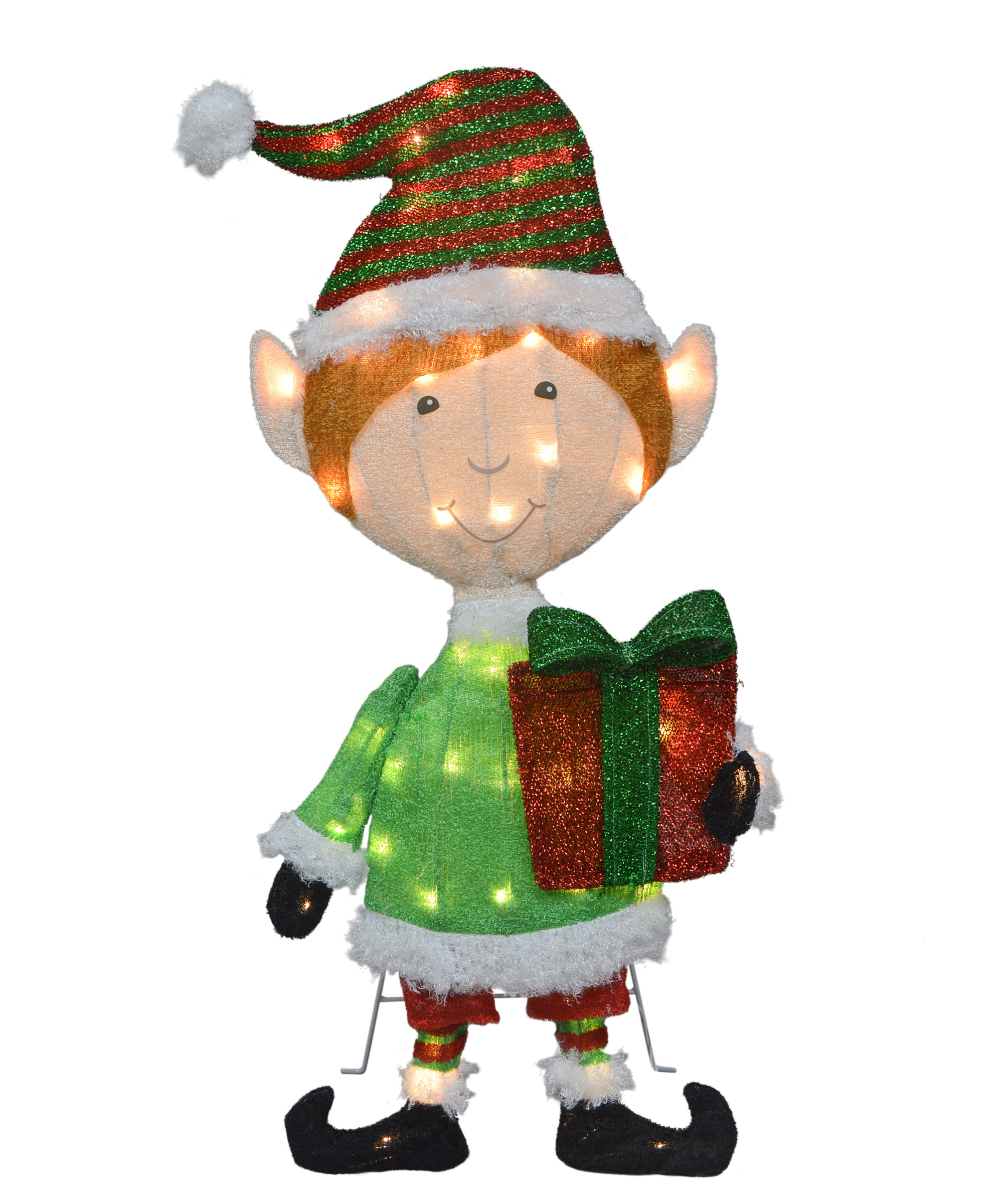 Tis Your Season | 32-Inch Pre-Lit Elf Christmas Decor