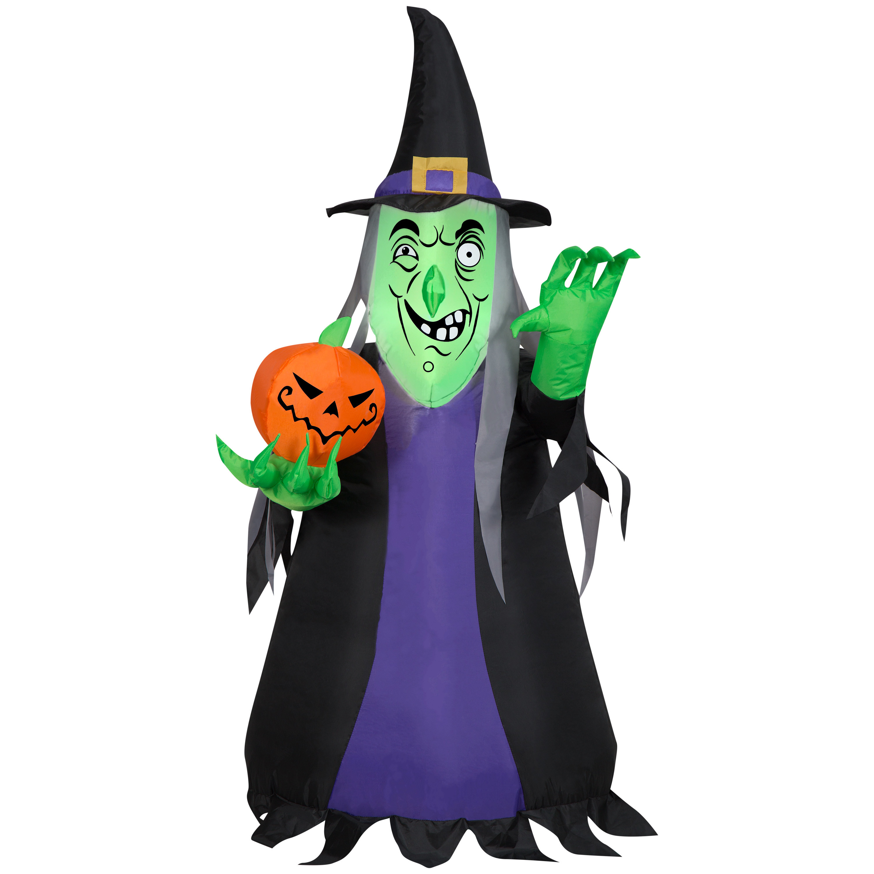 4' Scary Witch Airblown Inflatable Halloween Decoration