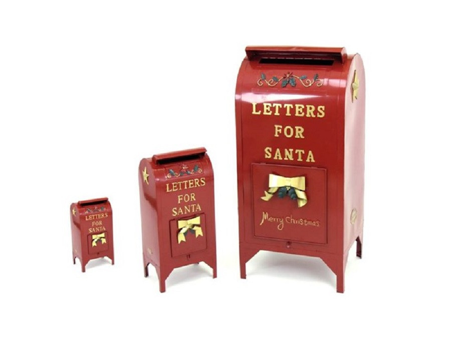 Letters for Santa Mailbox Christmas Decoration - Set of 3