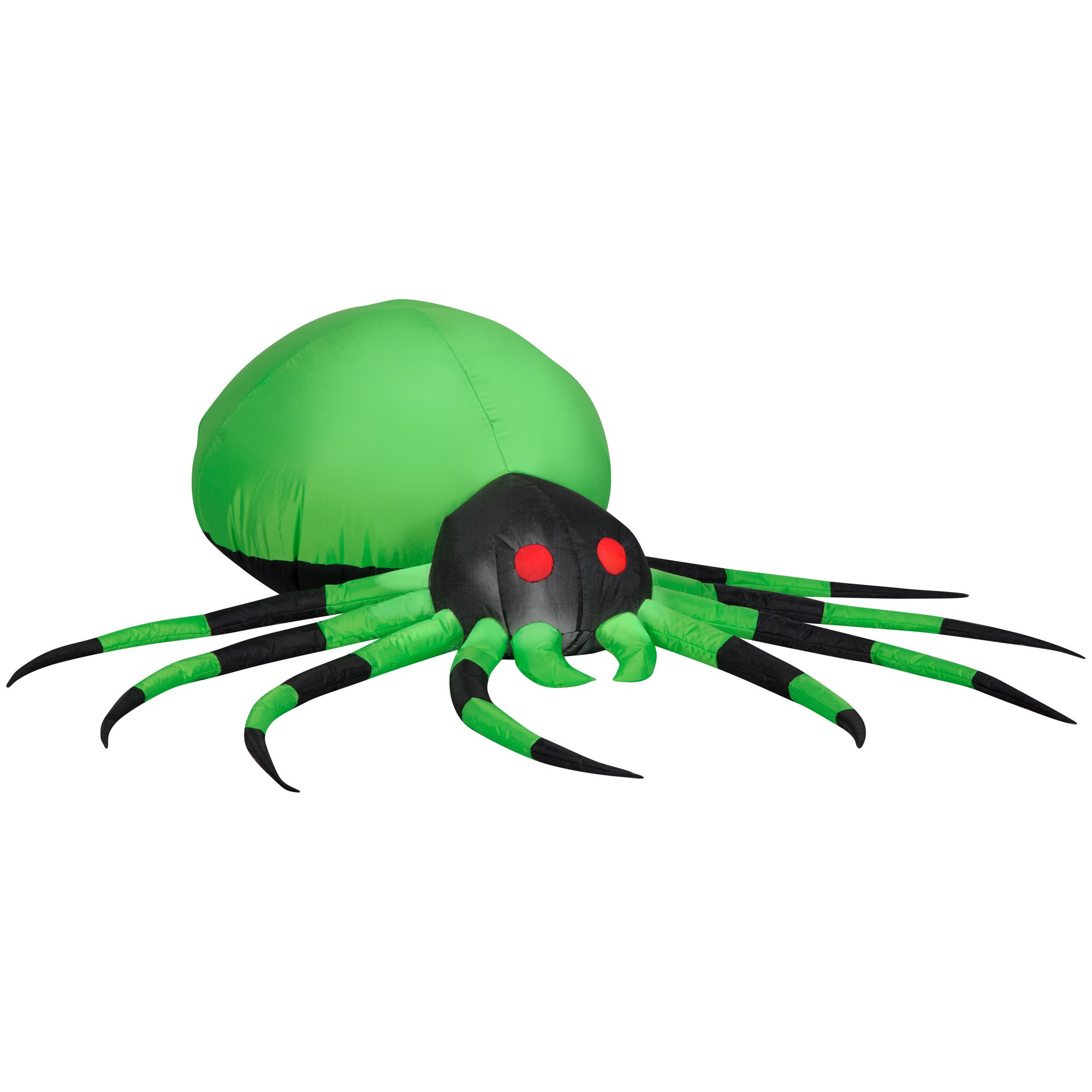 4 FT Halloween Airblown Inflatable Green Spider