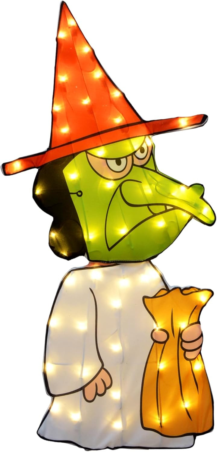 32" Peanuts Lucy as Witch 2D "Great Pumpkin Charlie Brown" Decor