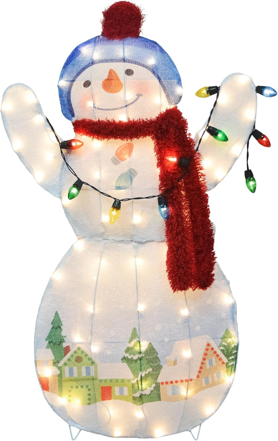 36 Inch Hallmark Christmas Snowtop Lodge Snowman Outdoor LED Christmas Decor