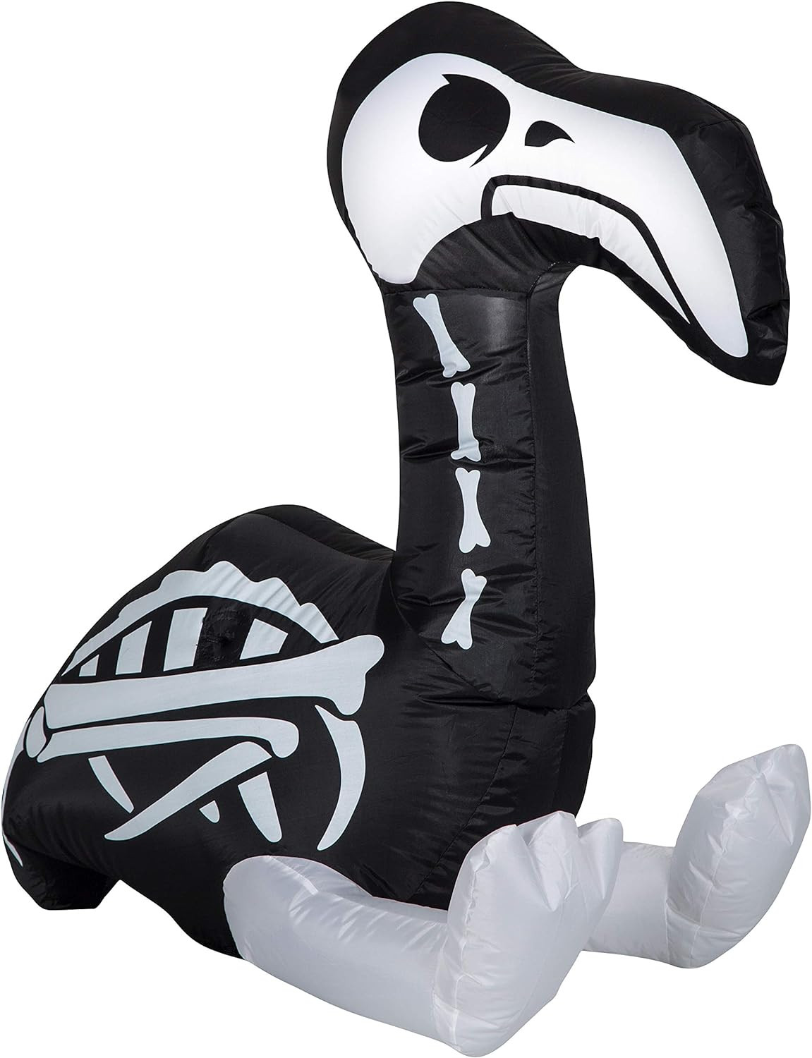 Gemmy 3 Ft Airblown Inflatable Skeleton Flamingo