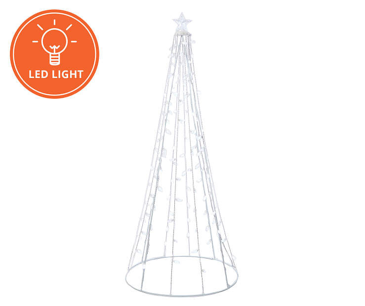 8 Foot Multi-Function Light-Up LED String Tree