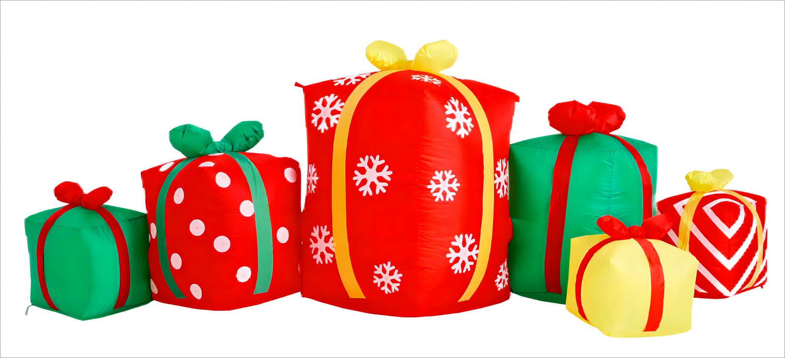 8 Foot Inflatable Christmas Gift Boxes