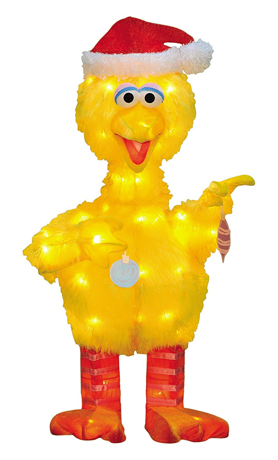 Tis Your Season 32 Inch 3d Pre Lit Big Bird With Ornaments
