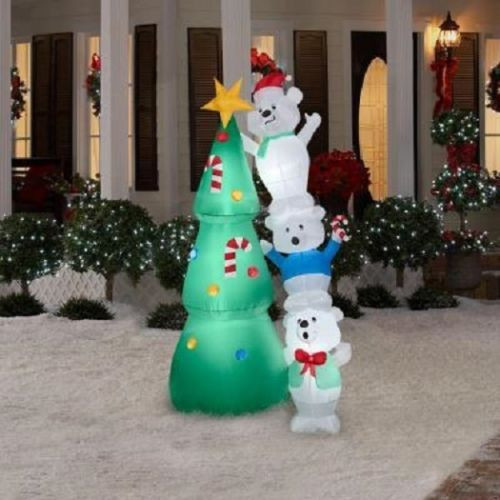 inflatable christmas bears