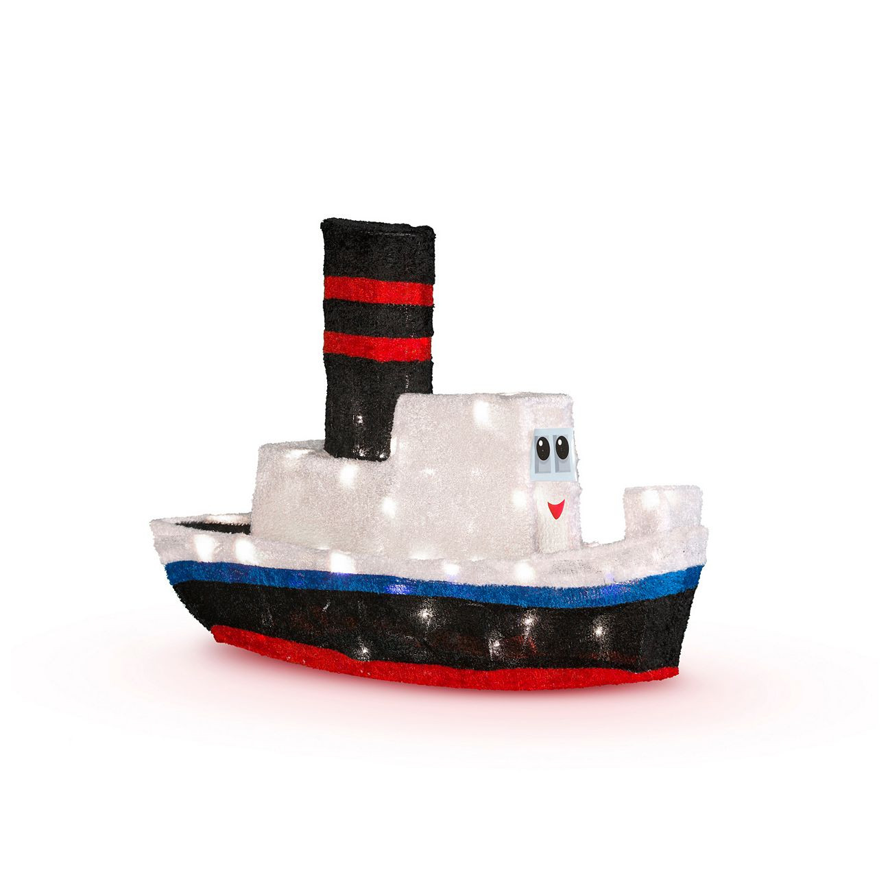 24-Inch Pre-Lit 3D Misfit Boat