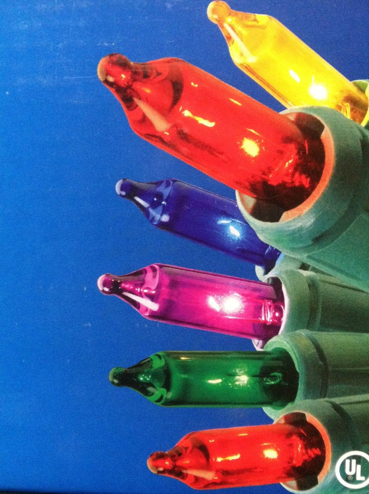 Tis Your Season GE 150ct Multi Color Christmas Lights w Green