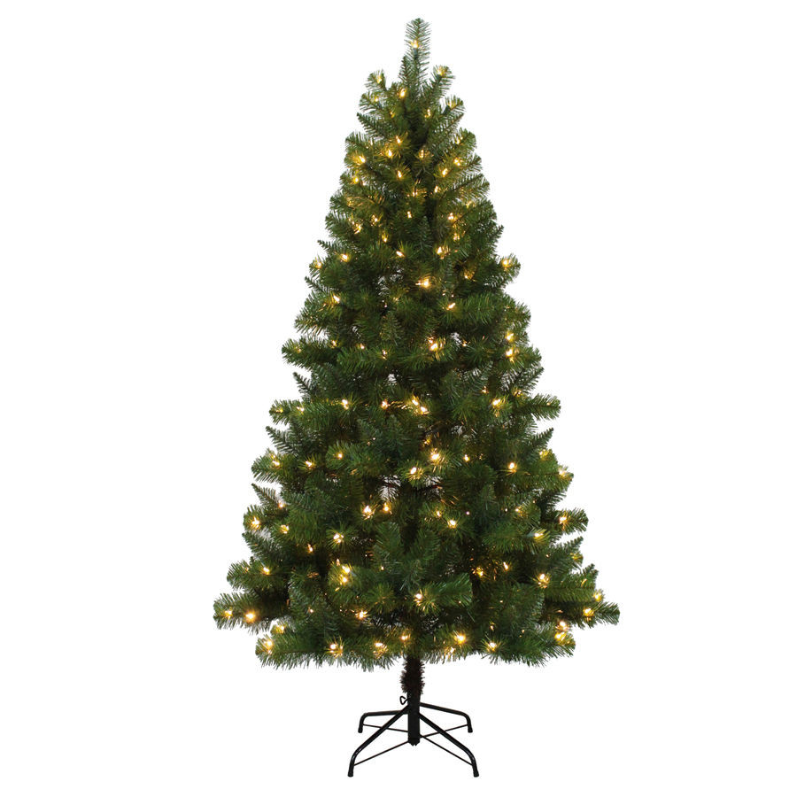 6.5 FT Alpine Pine Color Changing Artificial Christmas Tree with 250 LED Lights