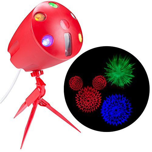 Disney Mickey Mouse Magic Holiday Outdoor Stake Light Projector LED Multi-Color 