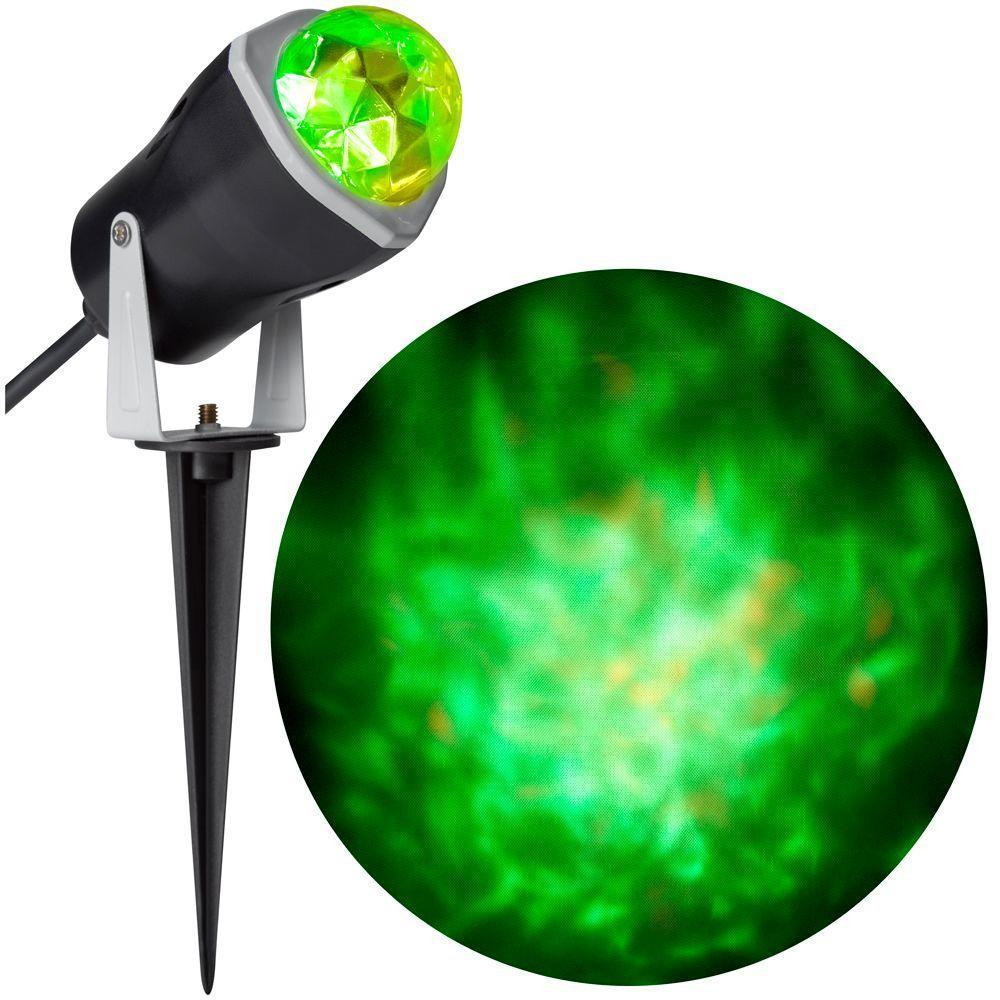Tis Your Season Lightshow Fire Ice Led Green Orange Swivel Lightshow Fire Ice Led Green Orange Swivel Spotlight