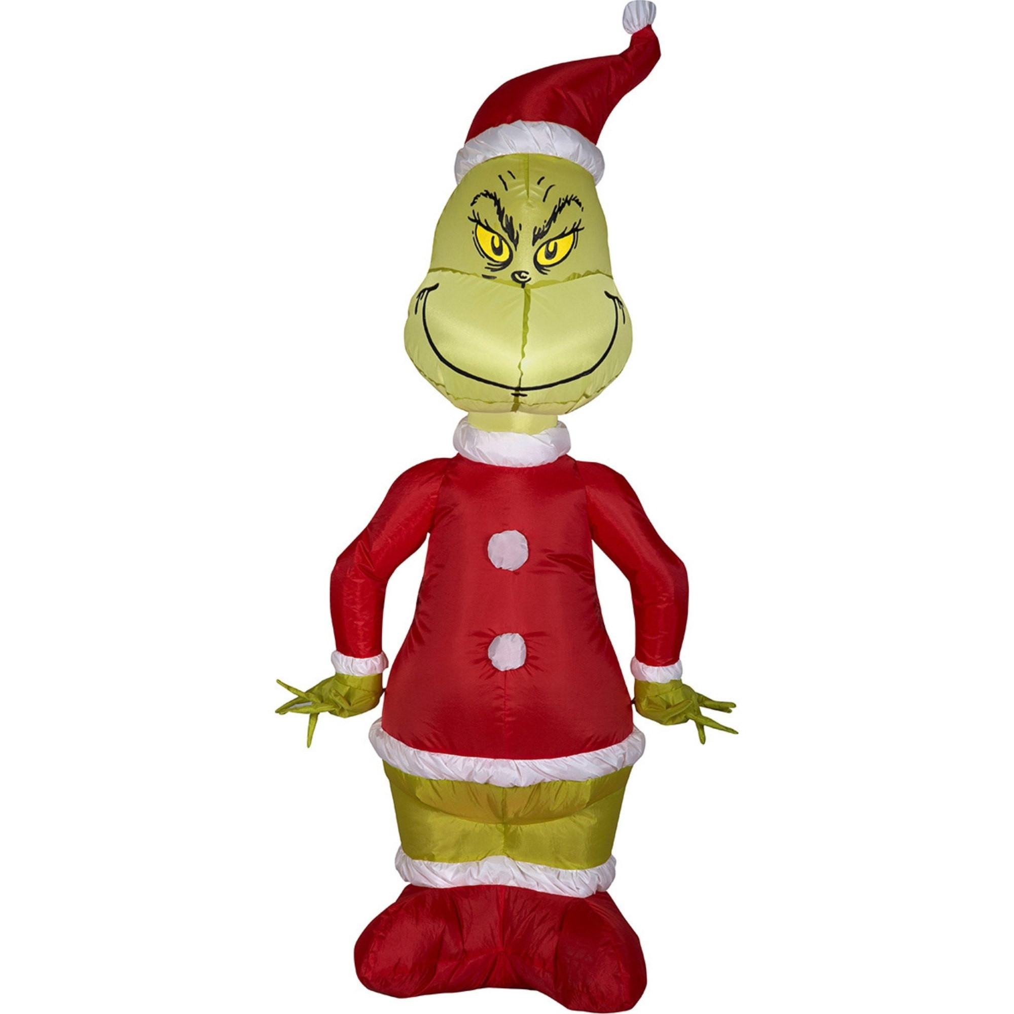 4 Ft Inflatable Santa Grinch