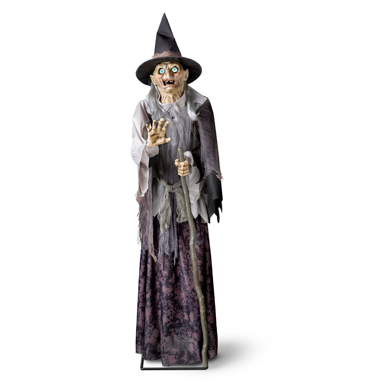 6 Ft Lunging Haggard Witch Animatronic Halloween Decoration