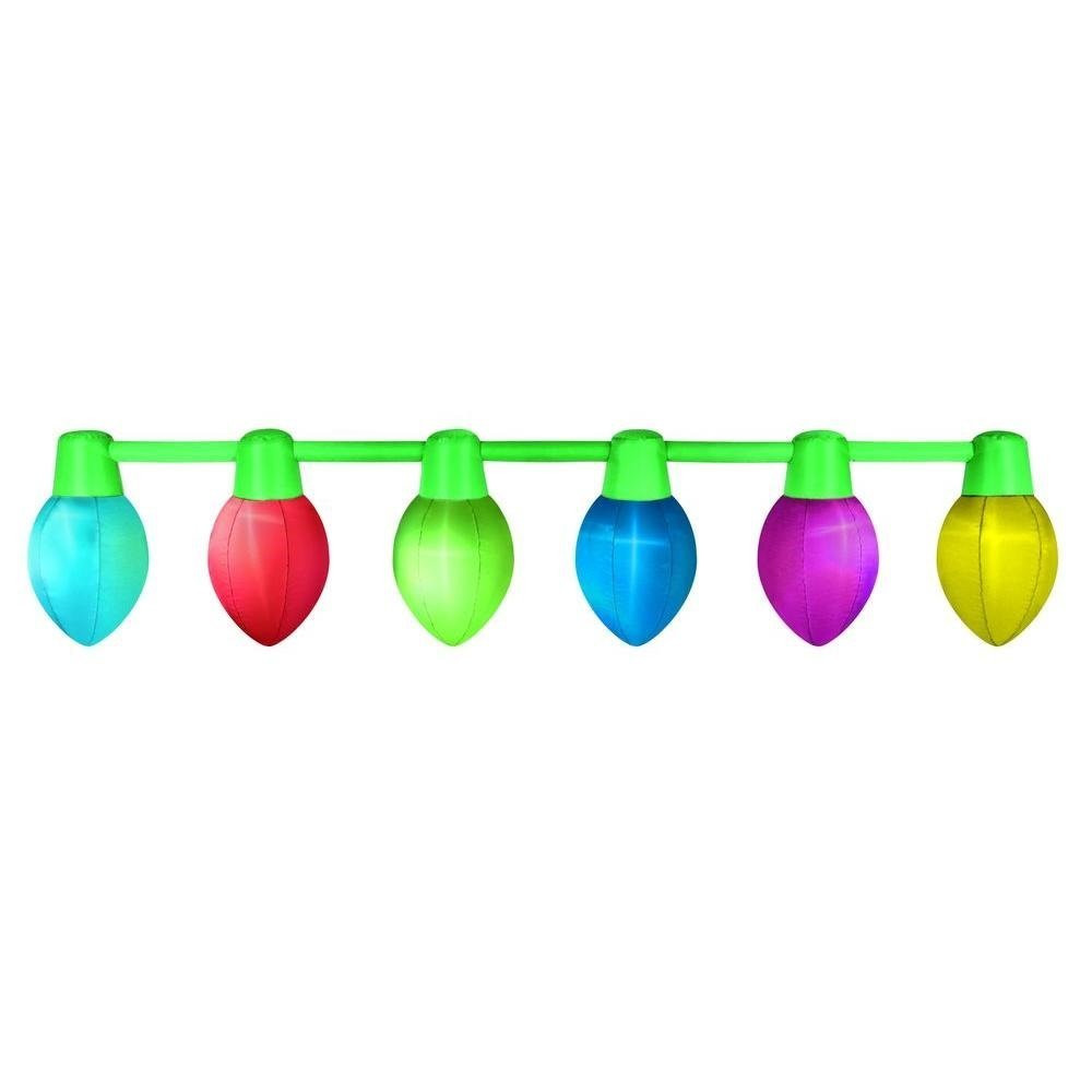 9' Hanging Color Changing Inflatable Bulbs