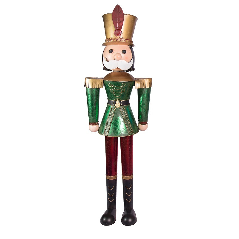 metal nutcracker soldier