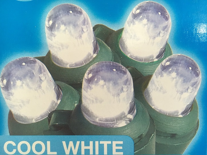 35 Cool White LED Dome Light Set
