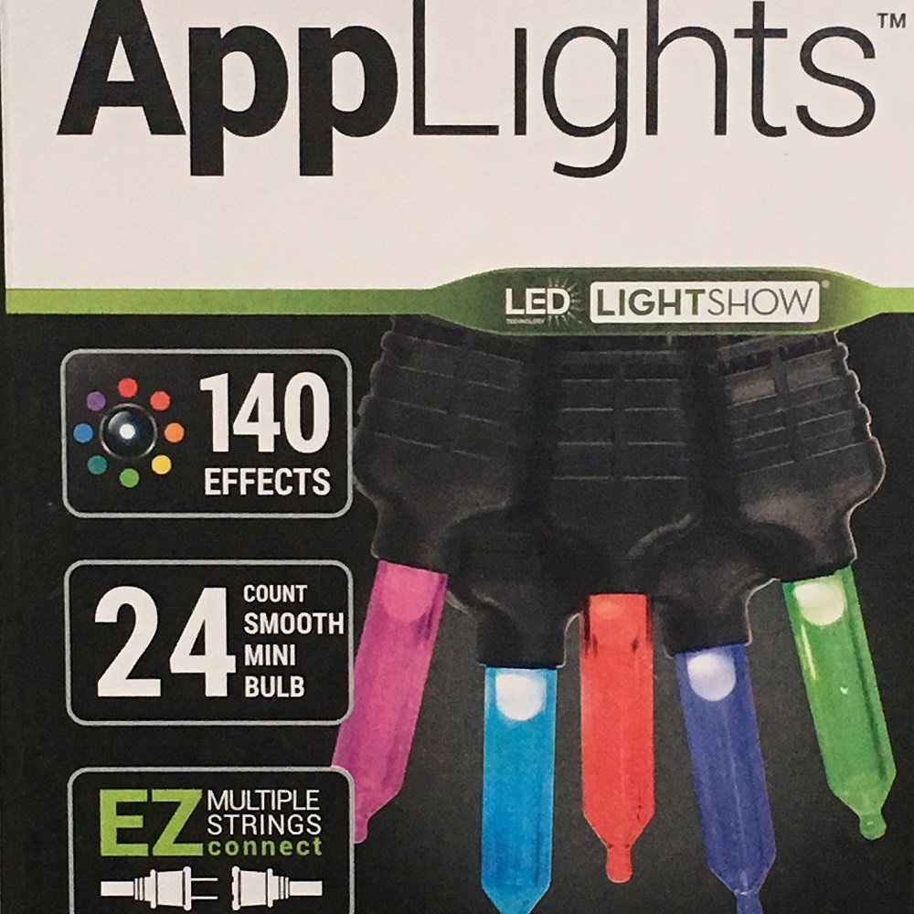 AppLights 24-Light LED Mini Multi-Color Light String Smooth Cover Set