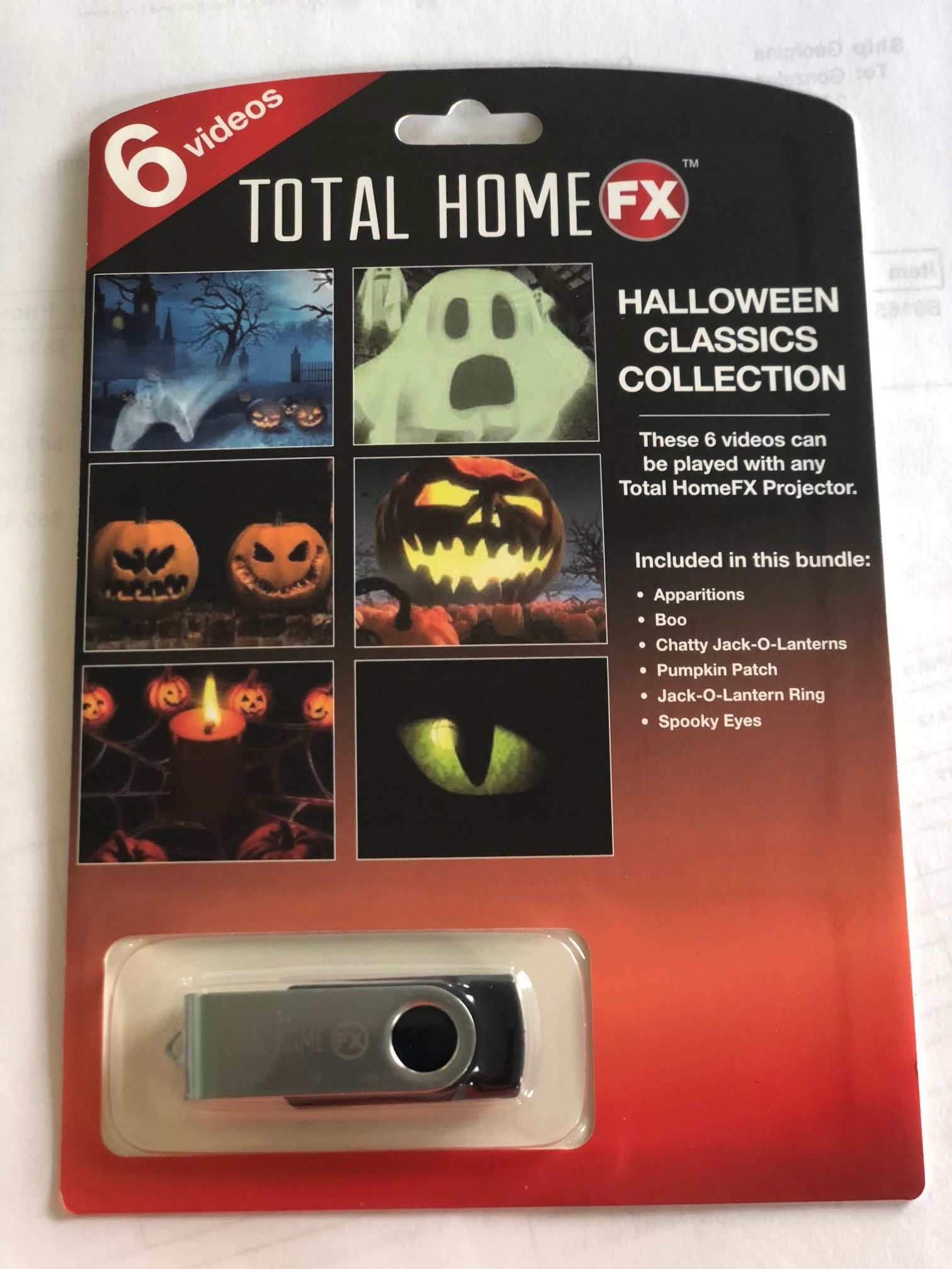 Total Homefx Video Projector Halloween Series - Halloween Classic Collection