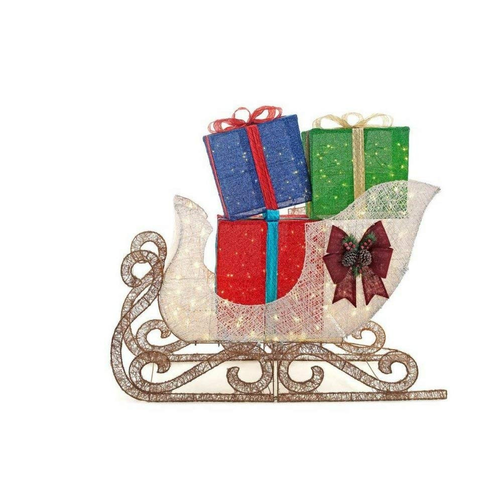 72" Jumbo Sleigh with Presents