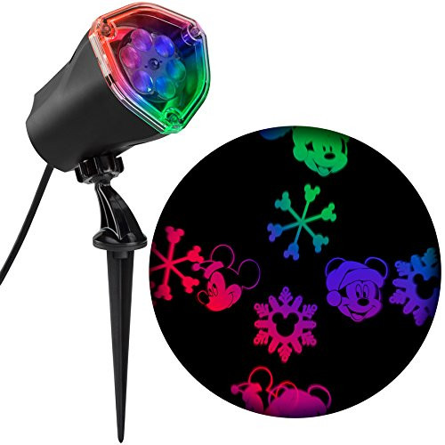 Gemmy Mickey Mouse Fantastic Flurry LED Projection Spotlight