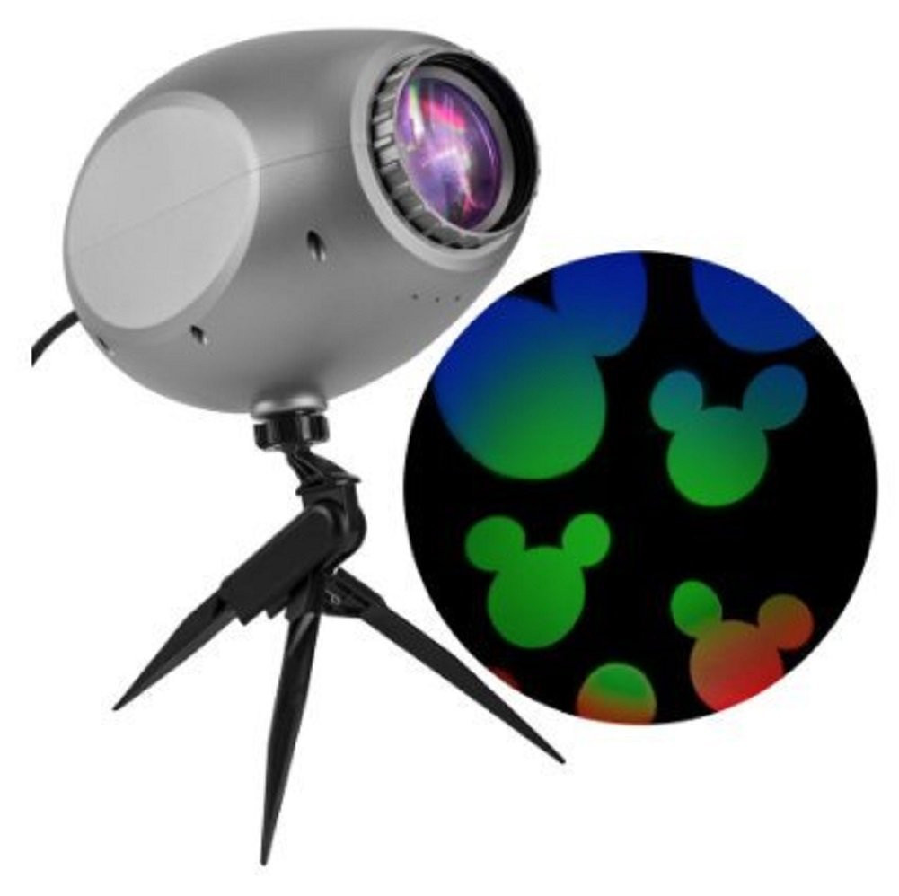 Gemmy Mickey Mouse Ears Cascading Multi-Color LED Projection Spotlight
