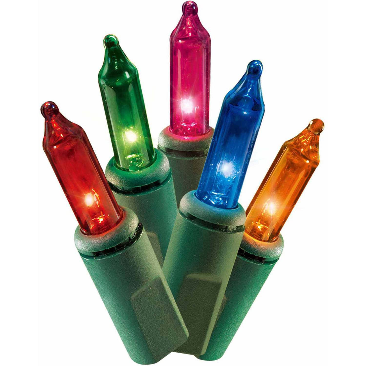 100 Holiday Time Multi-Color Mini Light Set Christmas Lights