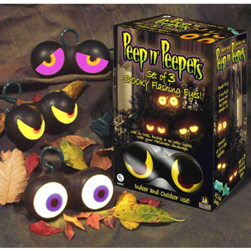 Peep n' Peepers Flashing Eyes Halloween Lights