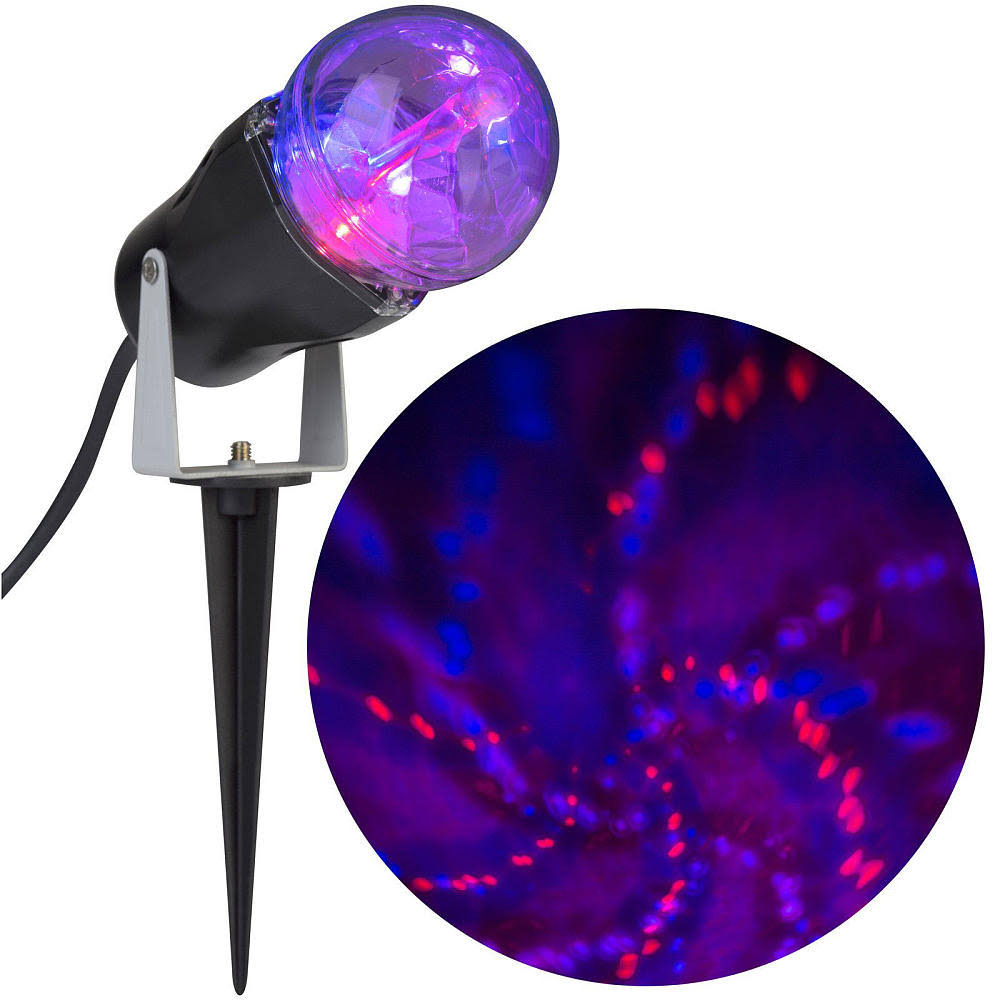 Lightshow Time Tunnel LED Purple, Red, & Blue Swivel Spotlight