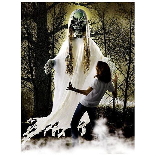 10' Hanging Skull Reaper with LED Eyes Halloween Decoration