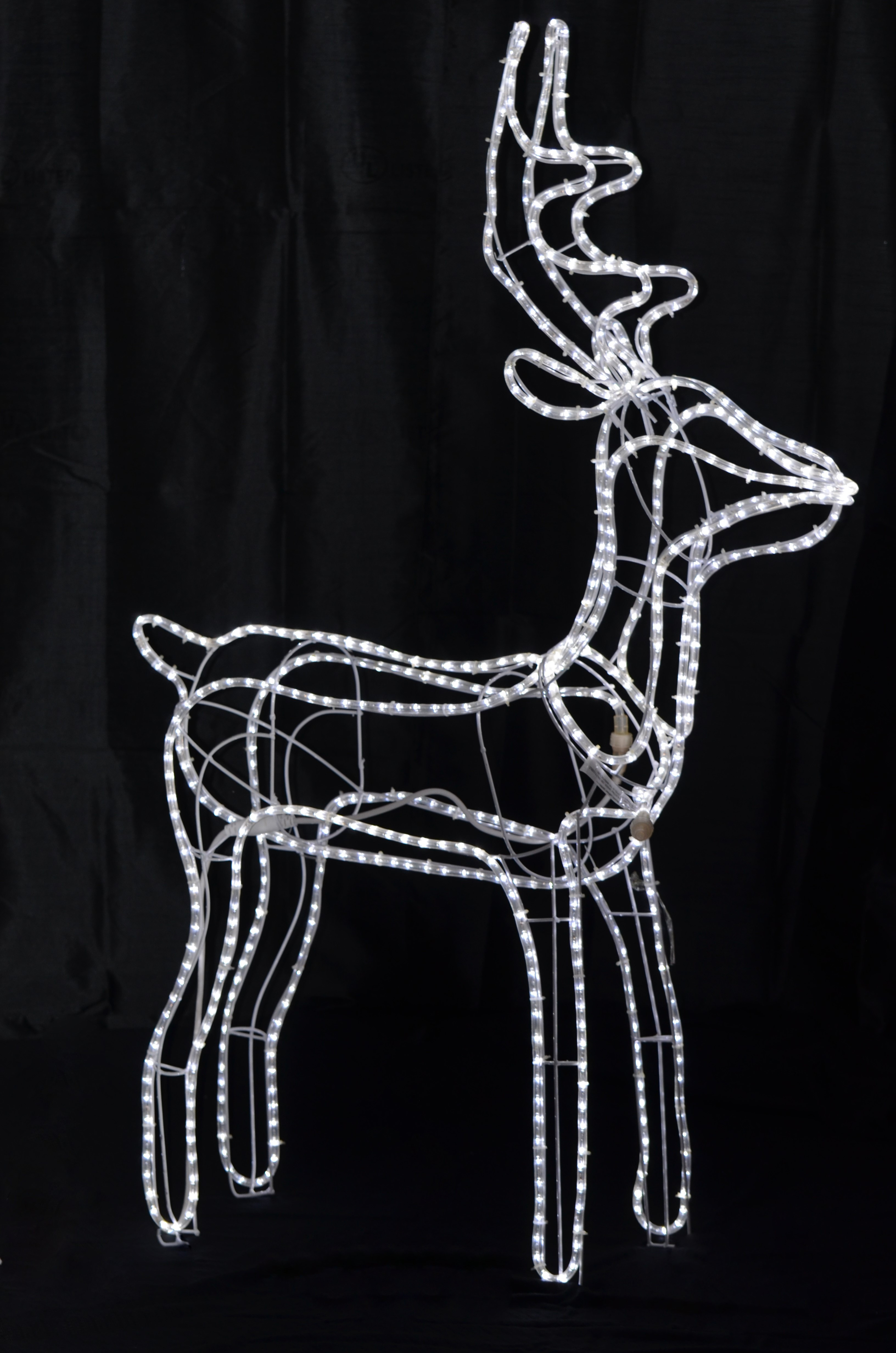 5 Ft Standing Buck LED Rope Light Reindeer 