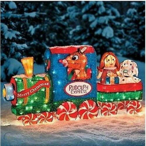 3D Rudolph the Red Nosed Reindeer Tinsel Train