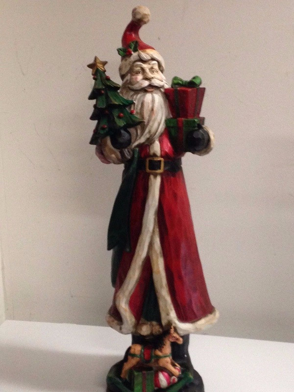 30" Resin Santa Claus Statue