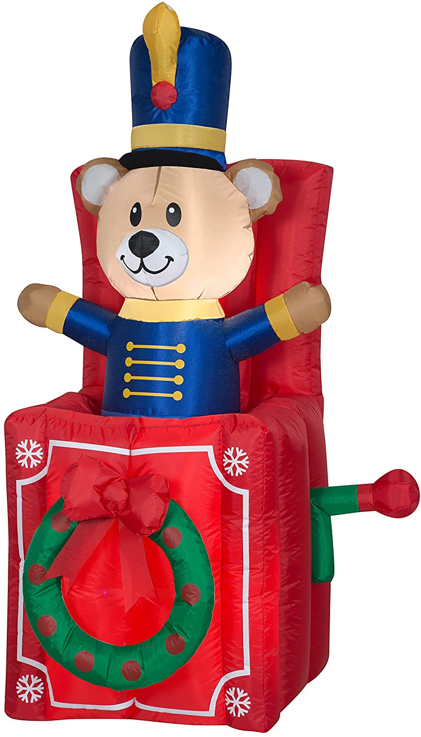 5 ft. Animated Inflatable Teddy Bear in Box