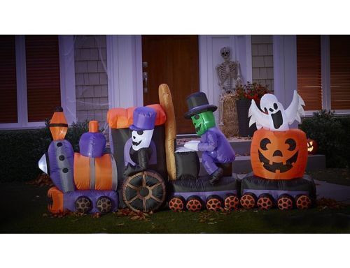 9 Ft Inflatable Ghost Train