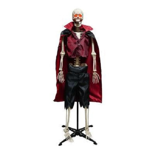 63" Poseable Vampire Skeleton with Adjustable Stand