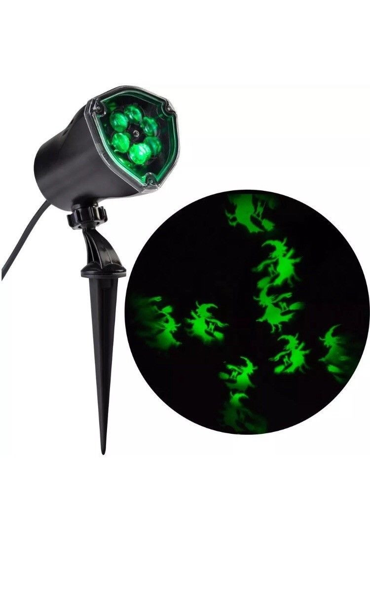 Chasing Green Witch Strobe Spotlight