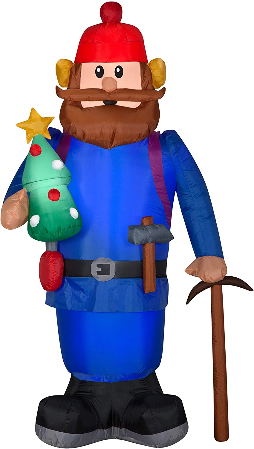 Gemmy 6' Airblown Inflatable Yukon Cornelius with Tree