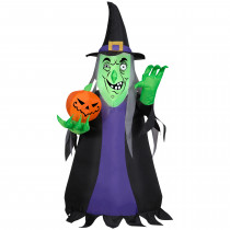 4' Scary Witch Airblown Inflatable Halloween Decoration