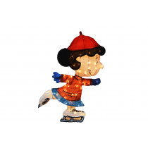 Peanuts Gang Ice Skating Lucy 32" 3D LED "A Charlie Brown Christmas" Decorations