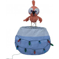 28-Inch Pre-Lit 3D Bird that Swims Rudolph Misfit