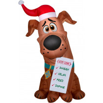 3.5 FT Scooby-Doo in Santa Hat Christmas Inflatable