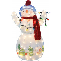 36 Inch Hallmark Christmas Snowtop Lodge Snowman Outdoor LED Christmas Decor