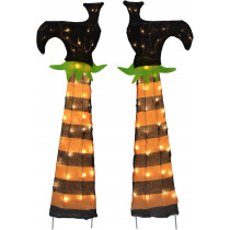 36 Inch 3D Upside Down LED Witch Legs